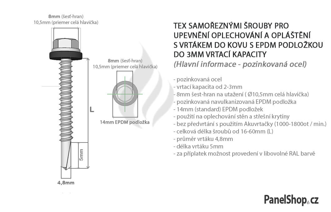 wkręty samogwintujące, utwardzacze do paneli dachowych, taśmy izolacyjne epdm, obróbki blacharskie.