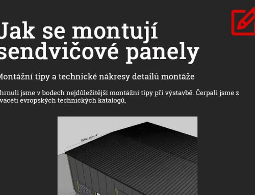 Jak se montují sendvičové panely